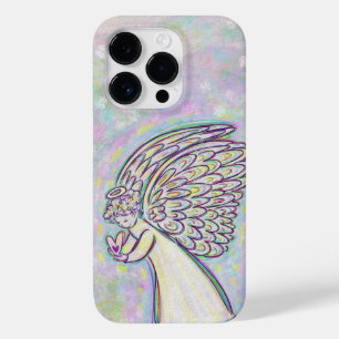 Coque Pour iPhone 14 Pro Blanc Guardian Angel Art coque iphone personnalisé