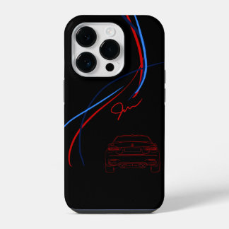 Coque Pour iPhone 14 Pro BMW M3/M4 Coque arrière iPhone 14