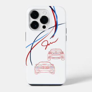 Coque Pour iPhone 14 Pro BMW M3/M4 Stripes iPhone 14 Coque