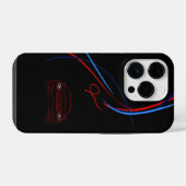 Coque Pour iPhone 14 Pro BMW M4 Stripes iPhone 14 Coque (Verso Horizontal)