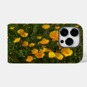 Coque Pour iPhone 14 Pro Champ de coque iphone de pavots (Verso (horizontal))
