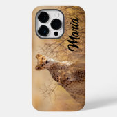 Coque Pour iPhone 14 Pro Cheetahs Coque-Mate coque iphone (Verso)