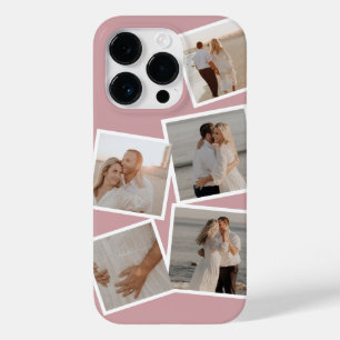Coque Pour iPhone 14 Pro Collage de photos minime Iphone 14 Coque
