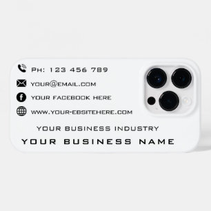 Coque Pour iPhone 14 Pro Concevez votre propre coque iphone d'entreprise Ch