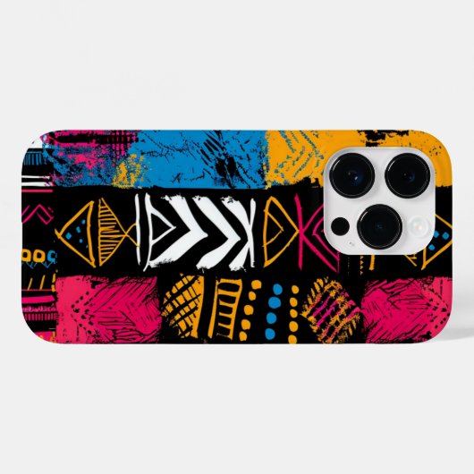 Coque Pour iPhone 14 Pro Coque d'impression africain iPhone 14 Pro (Verso (horizontal))