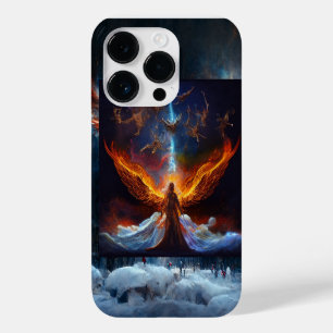 Coque Pour iPhone 14 Pro Coque iphone Angel_Art numérique cosmique