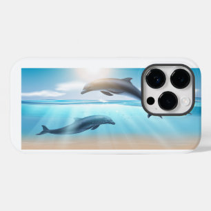 Coque Pour iPhone 14 Pro Coque iphone Coque-Mate de dauphins