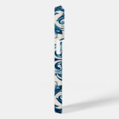 Coque Pour iPhone 14 Pro Coque iphone de tuiles bleu portugais Coque-Mate (Verso / Droite)