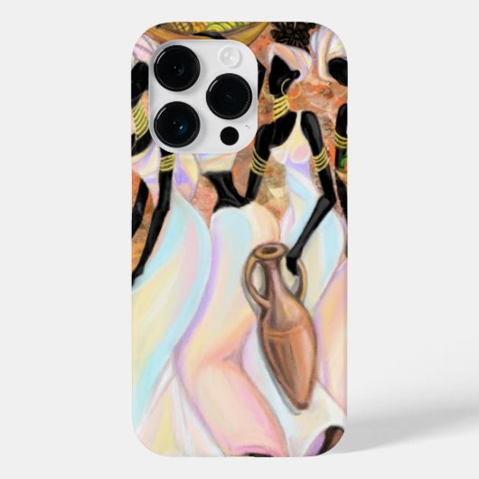Coque Pour iPhone 14 Pro Coque iphone des femmes africaines (Verso)