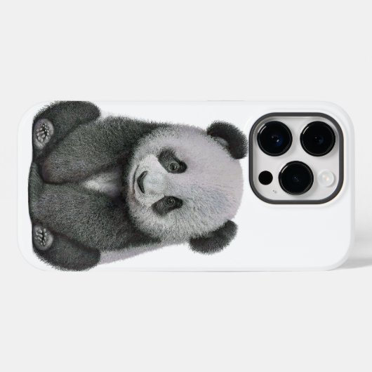 Coque Pour iPhone 14 Pro Coque iphone Panda (Verso (horizontal))