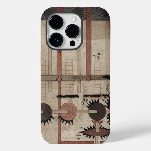 Coque Pour iPhone 14 Pro Coque iphone personnalisé Monogram Steam Punk (Verso)