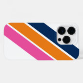 Coque Pour iPhone 14 Pro Coque Preppy Striped Iphone 14 Pro (Verso (horizontal))