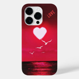 Coque Pour iPhone 14 Pro Coucher de soleil sur la mer Amour coque iphone ro