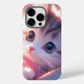 Coque Pour iPhone 14 Pro Cute kitten iPhone / coque ipad (Verso)