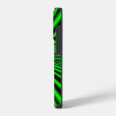 Coque Pour iPhone 14 Pro Étoile bleue sur fond vert clair (Côté gauche)