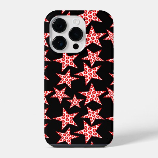 Coque Pour iPhone 14 Pro Étoiles Kissy (Verso)