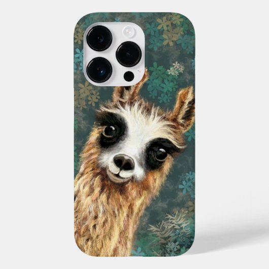 Coque Pour iPhone 14 Pro Funny coque iphone Alpaca (Verso)