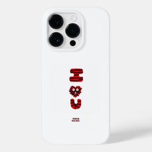 Coque Pour iPhone 14 Pro I Fuzzy U Apple iPhone 14 Pro Coque