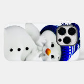 Coque Pour iPhone 14 Pro Iphone Snowman mignon / coque ipad (Verso (horizontal))
