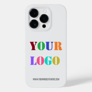 Coque Pour iPhone 14 Pro Logo de l'entreprise personnalisée et texte vos co