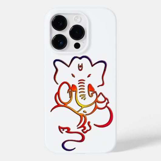 Coque Pour iPhone 14 Pro Lord Ganesh Hindu God coque iphone graphique (Verso)