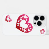 Coque Pour iPhone 14 Pro Lovely Hearts iPhone / coque ipad (Verso (horizontal))
