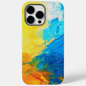 Coque pour iphone 14 pro max en couleurs ukrainien (Verso)