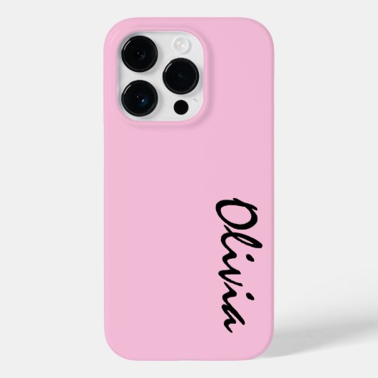Coque Pour iPhone 14 Pro Nom personnalisé iPhone 14 Pro Coque (Verso)