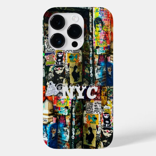 Coque Pour iPhone 14 Pro NYC Graffiti Graphic design coque iphone (Verso)