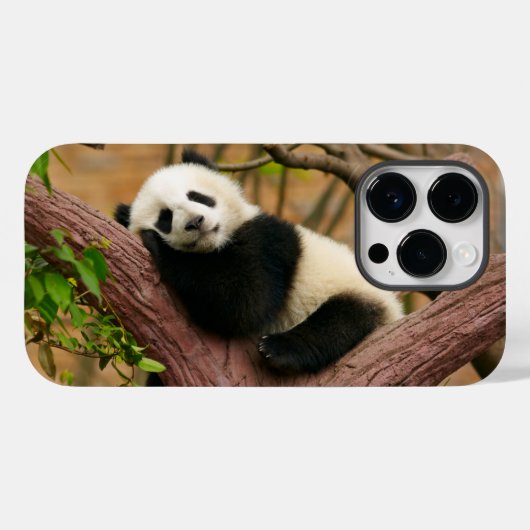 Coque Pour iPhone 14 Pro Panda Bear Coque-Mate coque iphone (Verso (horizontal))