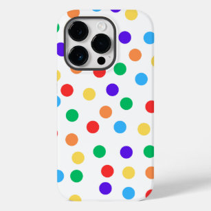 Coque Pour iPhone 14 Pro Polka Dot Party : Téléphone coloré