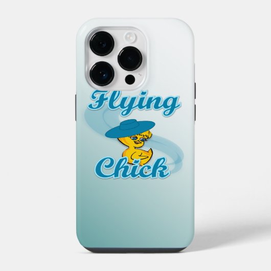 Coque Pour iPhone 14 Pro Poussin volant #3 (Verso)