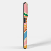 Coque Pour iPhone 14 Pro Retro Swirl Art Abstrait iPhone / coque ipad (Verso / Droite)