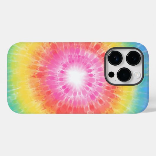 Coque Pour iPhone 14 Pro Tie Dye Coque-Mate coque iphone (Verso (horizontal))