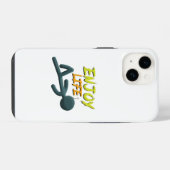 Coque Pour iPhone 14 Profitez de la vie (Verso Horizontal)