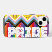 Coque Pour iPhone 14 Progress Pride LGBTQ (Verso Horizontal)