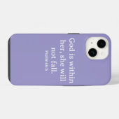 Coque Pour iPhone 14 Psaume 46:5 - Téléphone (Verso Horizontal)