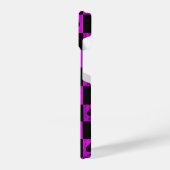 Coque Pour iPhone 14 Queen of Spades coque iphone Hot Pink Checkers QoS (Côté gauche)