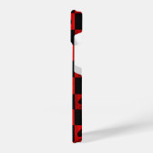 Coque Pour iPhone 14 Queen of Spades coque iphone Red Checkers QoS (Côté gauche)