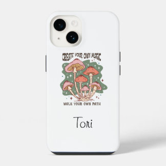 Coque Pour iPhone 14 Quote d'inspiration rétro BohoCréez votre propre M