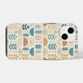 Coque Pour iPhone 14 Rainbow Botanical Minimalist (Verso Horizontal)