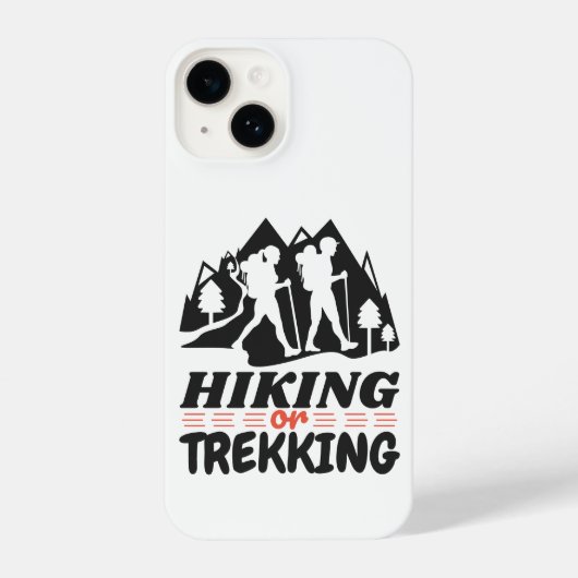 Coque Pour iPhone 14 Randonnée ou trekking (Verso)