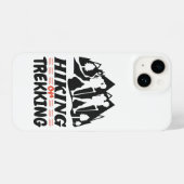 Coque Pour iPhone 14 Randonnée ou trekking (Verso Horizontal)