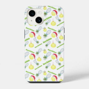 Coque Pour iPhone 14 Raquette de tennis et balles à l'aquarelle Joyeux