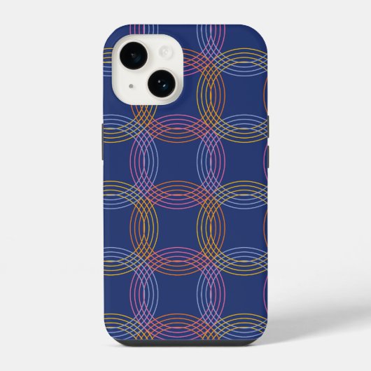Coque Pour iPhone 14 Rayon rétro (Verso)