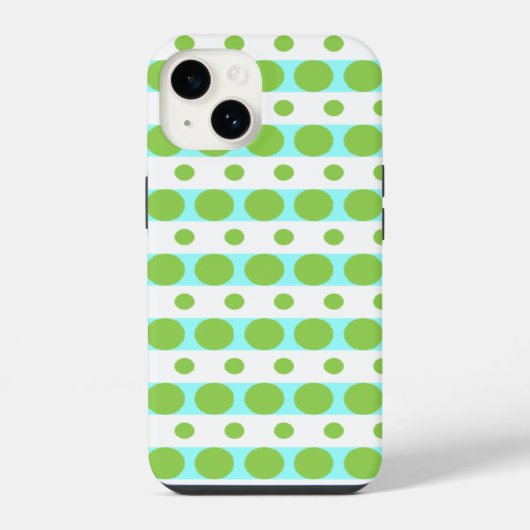 Coque Pour iPhone 14 Rayure à points (Verso)
