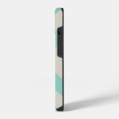 Coque Pour iPhone 14 Rayure Chevron Moderne (Côté gauche)