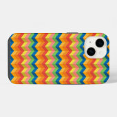 Coque Pour iPhone 14 rayure en zigzag (Verso Horizontal)