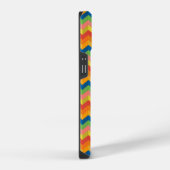 Coque Pour iPhone 14 rayure en zigzag (Côté droit)