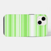 Coque Pour iPhone 14 Rayures de citron (Verso Horizontal)